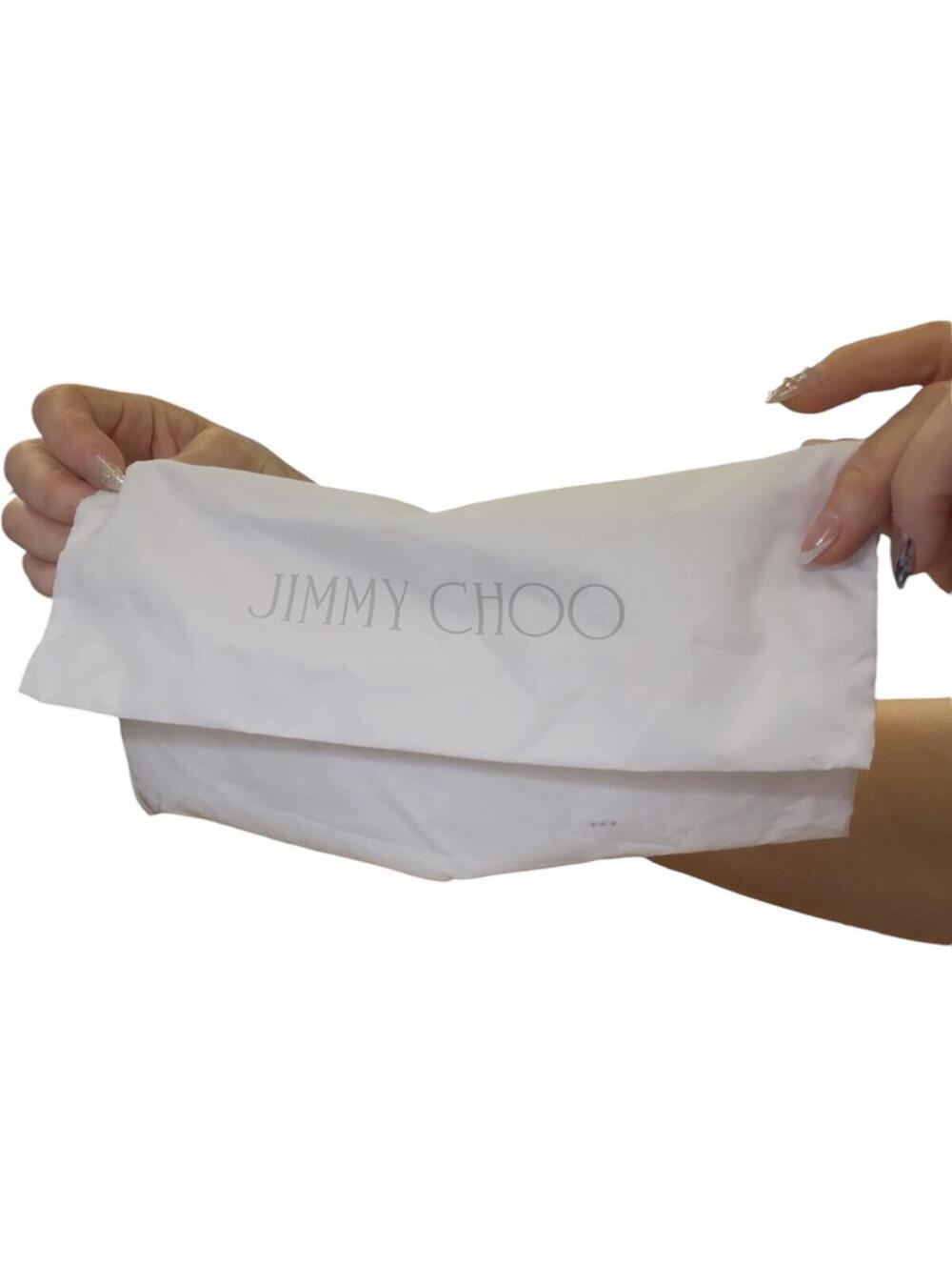 Jimmy Choo Milla Neon Pink Patent Leather Clutch with Chain Strap - Picture 7 of 15